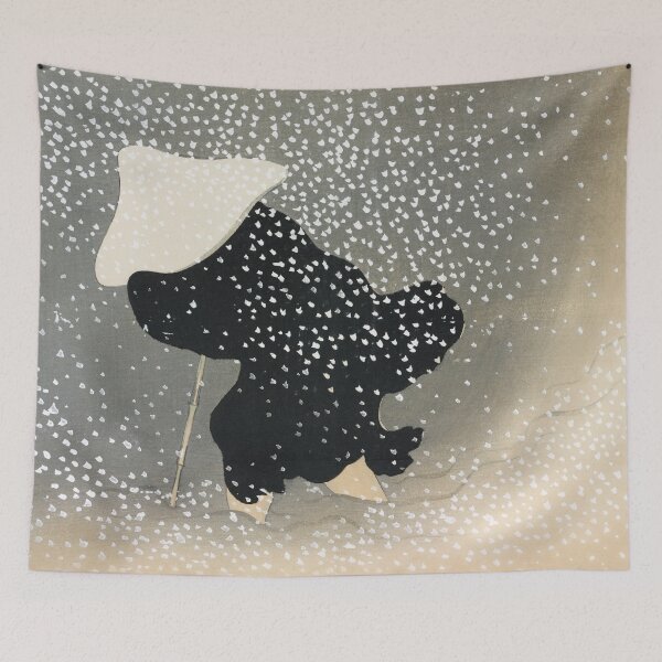 Item preview, Japanese Art Snow from Momoyogusa–Flowers of a Hundred Generations (ca. 1909–1910) by Kamisaka Sekka designed and sold by Designedbysm.