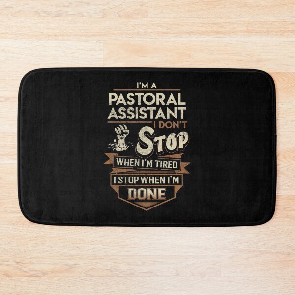 Item preview, Pastoral Assistant T Shirt - I Stop When Done Job Gift Item Tee designed and sold by natalinedk.
