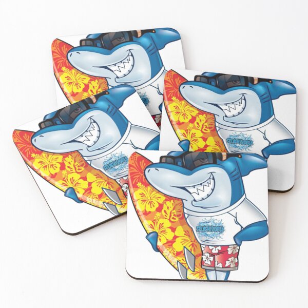 Item preview, Shark surf design  designed and sold by G-FLORIAN.