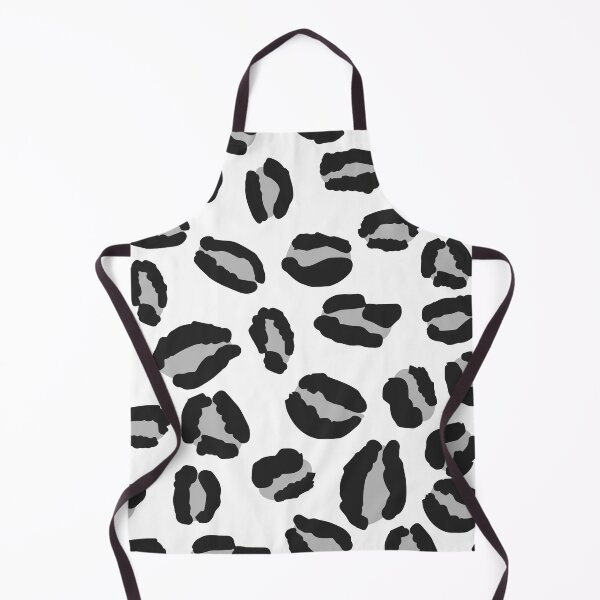Aperçu de l'œuvre Black and White Leopard Print Repeat Pattern Design créée et vendue par Angela Cini.
