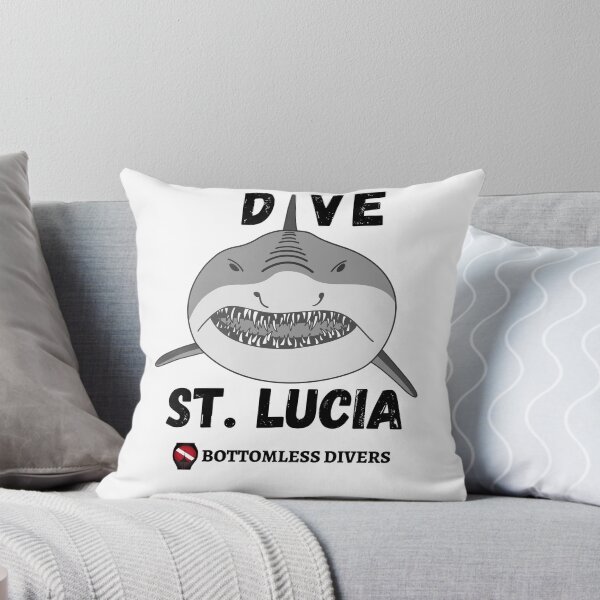 Item preview, Dive St. Lucia Shark Face designed and sold by BottomlessDiver.
