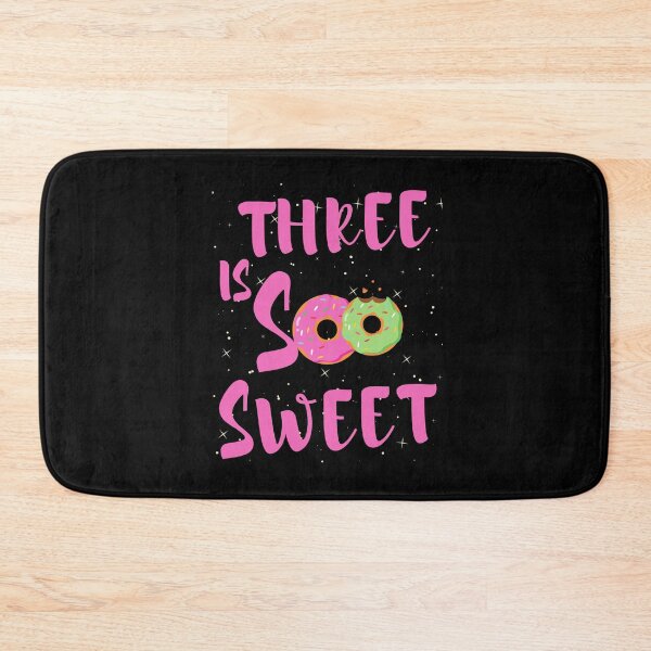 Item preview, Three Is So Sweet 3rd Birthday Donut Birthday third Birthday Girl 3rd  designed and sold by SweetbeStore.