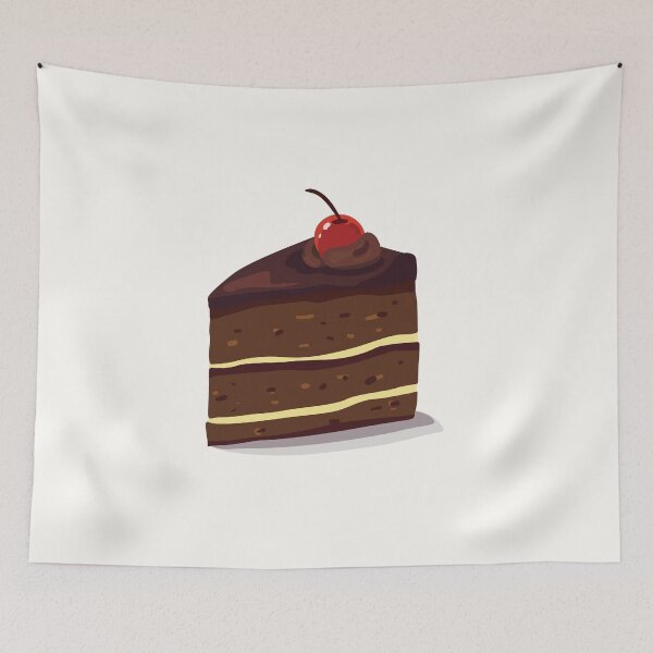 Item preview, Slice of Chocolate Cake Sweet Dessert Lovers designed and sold by ElJimmo.
