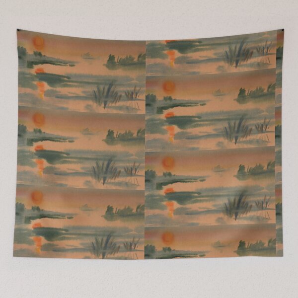 Item preview, Lake - At Sunset designed and sold by BorisBurakov.