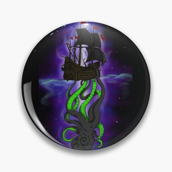 Item preview, Kraken-green designed and sold by GlacialGothique.