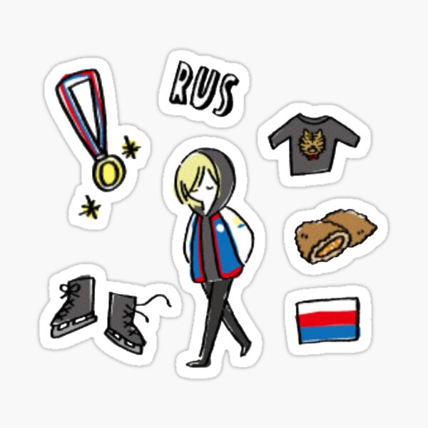 Yuri Plisetsky Set Sticker