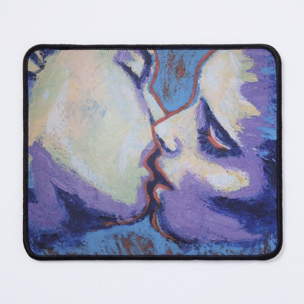 Item preview, Lovers - Kiss In Purple And Blue designed and sold by Carmen Tyrrell.