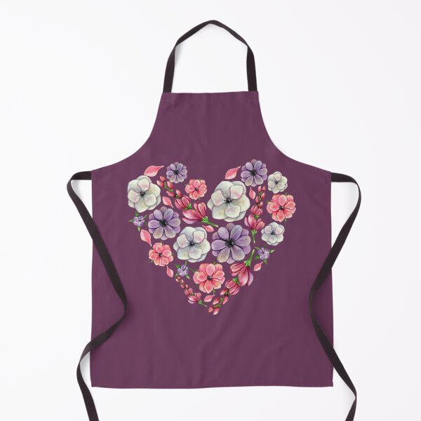 Item preview, Floral Valentine's Heart | Watercolor Botanical Flowers designed and sold by MiaDelelai.