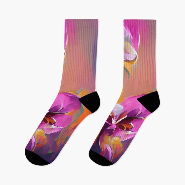 Item preview, abstract orchid flower designed and sold by advanceprintart.