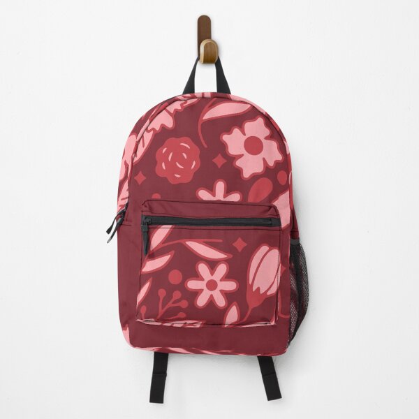 Item preview, Bright Pink and Red Floral Valentine's Heart | Watercolor Botanical Flowers designed and sold by MiaDelelai.