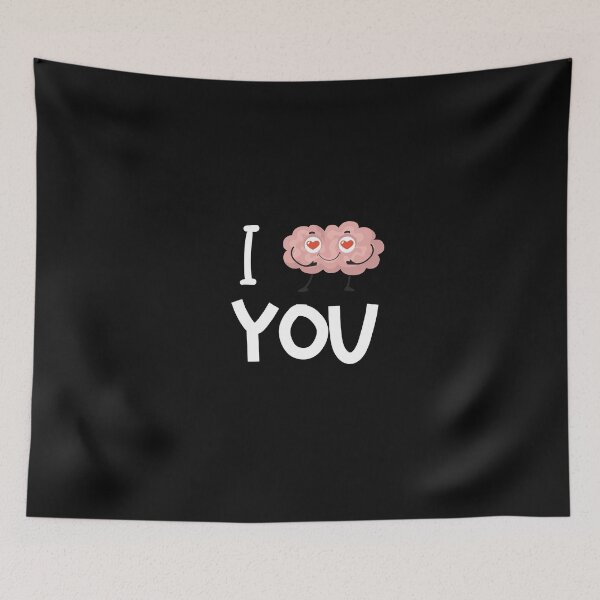 Item preview, funny brain illustration i brain you designed and sold by Crystakim.