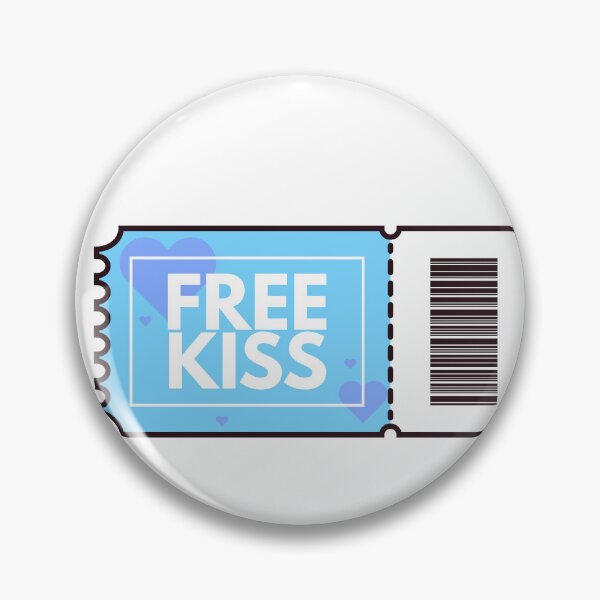 Item preview, FREE KISS Ticket - Vector Illustration - Free Kiss Voucher designed and sold by VizcwntGFX.