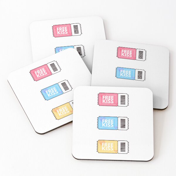 Item preview, FREE KISS Ticket - Vector Illustration - Free Kiss Voucher designed and sold by VizcwntGFX.
