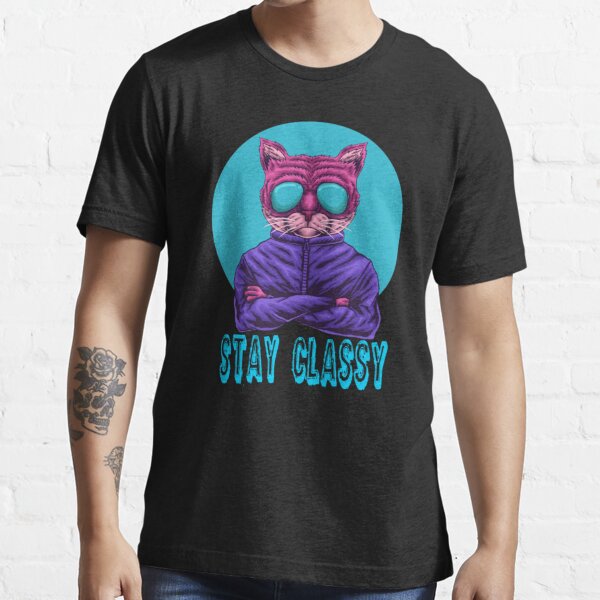 stay classy cat shirt