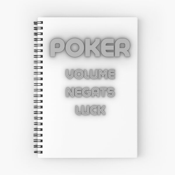 Item preview, Poker Volume Negates Luck designed and sold by ChessPoker.