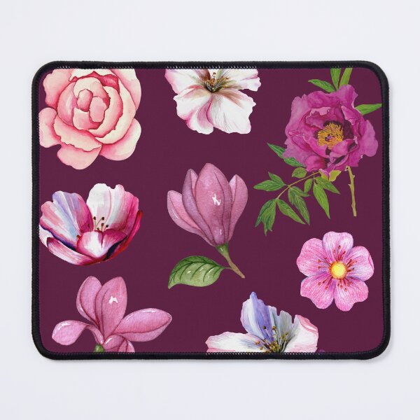 Item preview, Beautiful Vintage Watercolor Flowers Collage | Peony, Magnolia, Rose Flowers designed and sold by MiaDelelai.