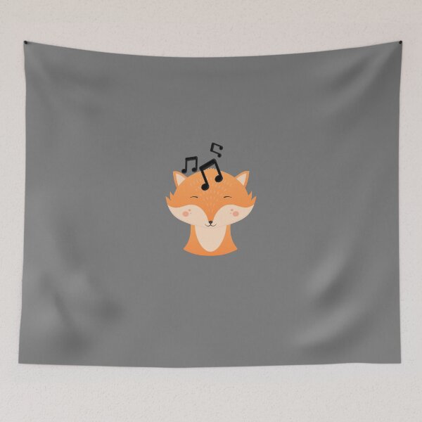 Item preview, Smiling Musical Fox happiness  designed and sold by zyteam.