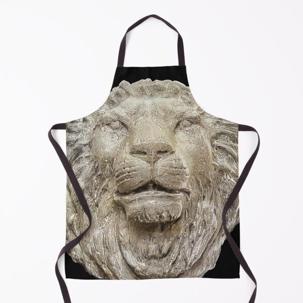 Item preview, Portrait of a stone lion designed and sold by MarieClaude1954.