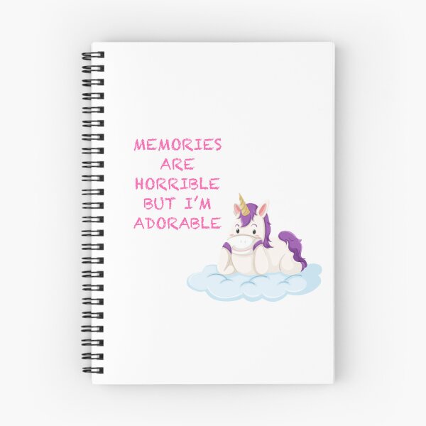 Item preview, Memories are horrible but I’m adorable  designed and sold by Caroline Olivier.