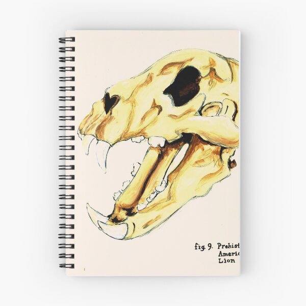 Item preview, Prehistoric American Lion Skull designed and sold by Guinea Pigs and Books.