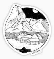 Norway - Lofoten landscape Sticker