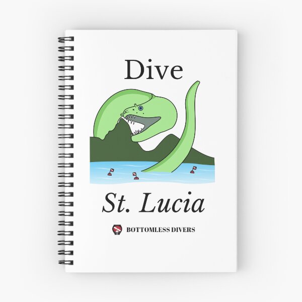 Item preview, Dive St. Lucia Moray Eel with Black Font designed and sold by BottomlessDiver.