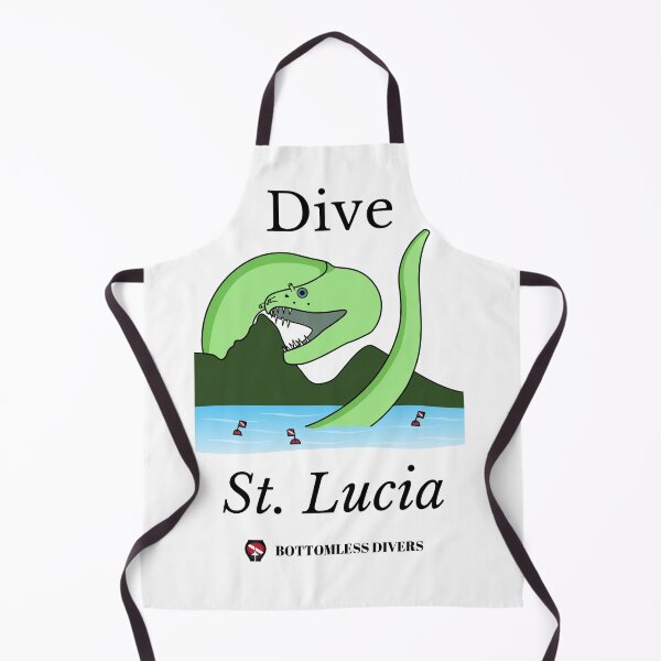 Item preview, Dive St. Lucia Moray Eel with Black Font designed and sold by BottomlessDiver.