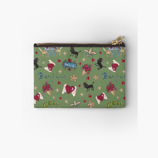 Item preview, Bonjour Paris! on Vert Background by MarcyBrennanArt designed and sold by MarcyBrennanArt.