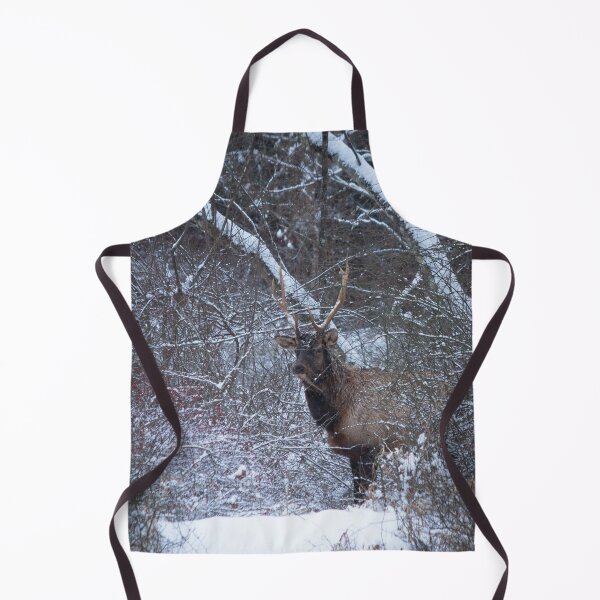 Item preview, Bull Elk in a Snow Storm designed and sold by KC-IM.