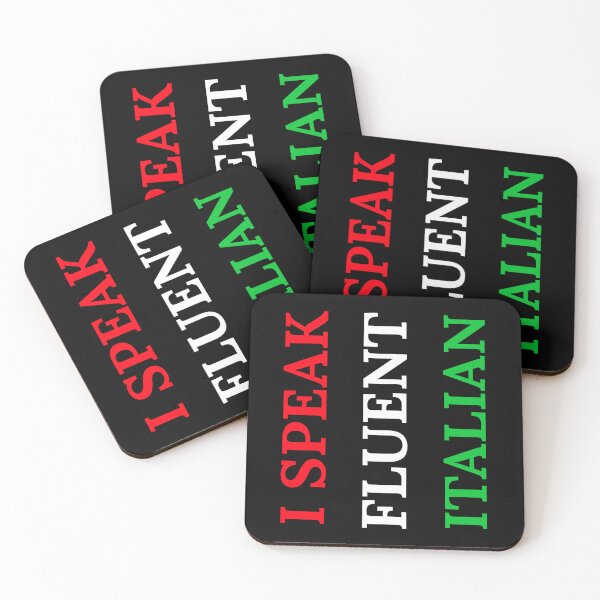 Item preview, I Speak Fluent Italian designed and sold by Discendo.