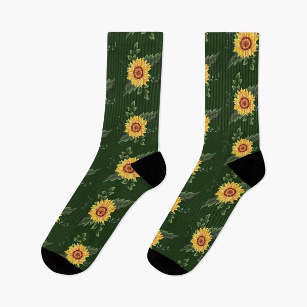 Item preview, Simple Watercolor Sunflower, Leaves, and Vines | Gift for a Plant Lover designed and sold by MiaDelelai.