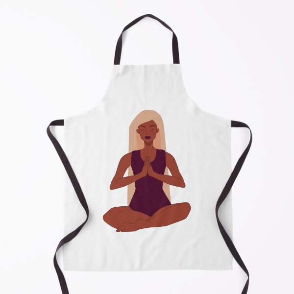 Item preview, The girl meditates relaxation and awareness. designed and sold by LinaKarolina13.