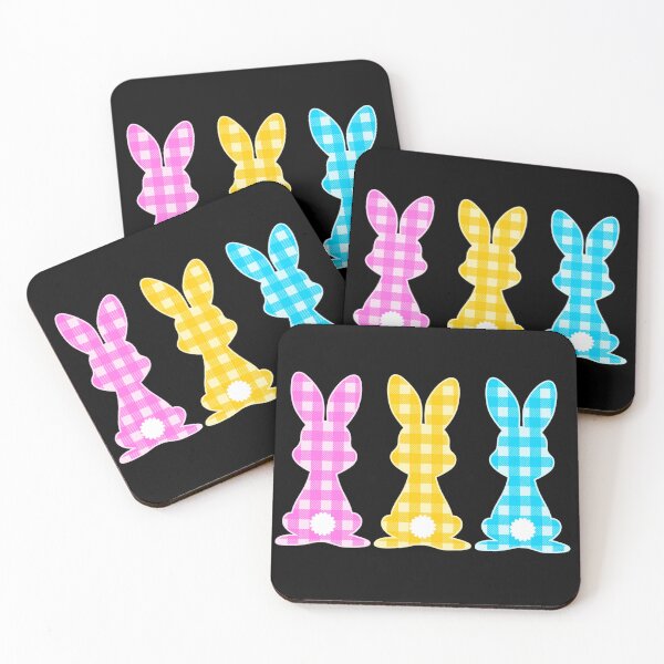 Item preview, Plaid bunnies designed and sold by pnkpopcorn.