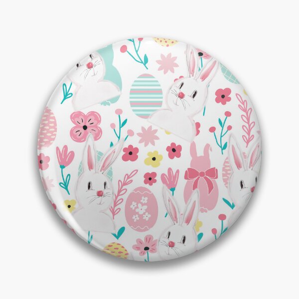 Artikelvorschau, Osterhase und Eier Blumenmuster entworfen und verkauft von Designs By YL.