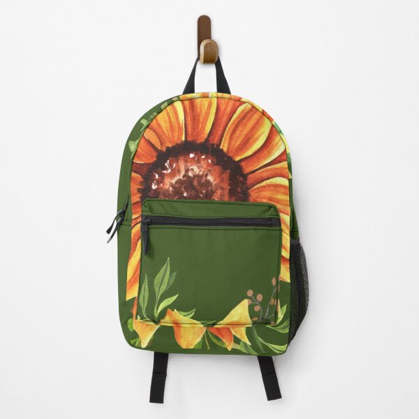 Item preview, Orange and Yellow Watercolor Vintage Sunflower for Plant Lovers, and Plant Moms designed and sold by MiaDelelai.
