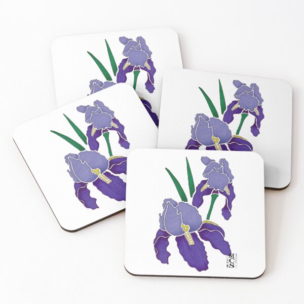 Item preview, Purple Irises designed and sold by Victoria Morgan.