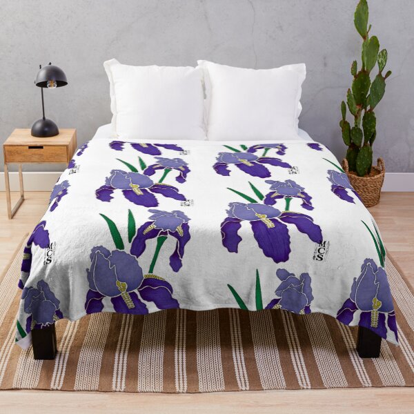 Item preview, Purple Irises designed and sold by Victoria Morgan.