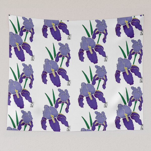 Item preview, Purple Irises designed and sold by Victoria Morgan.