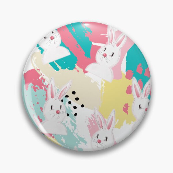 Artikelvorschau, Osterhase auf Acrylfarbenmuster entworfen und verkauft von Designs By YL.