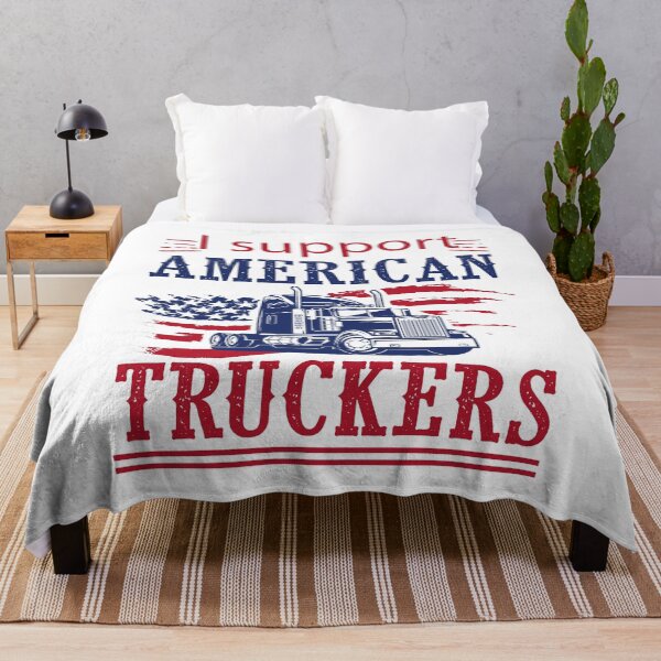 Item preview, I Support American Truckers - American Support Canadian Truckers Freedom Convoy designed and sold by mohalaz.