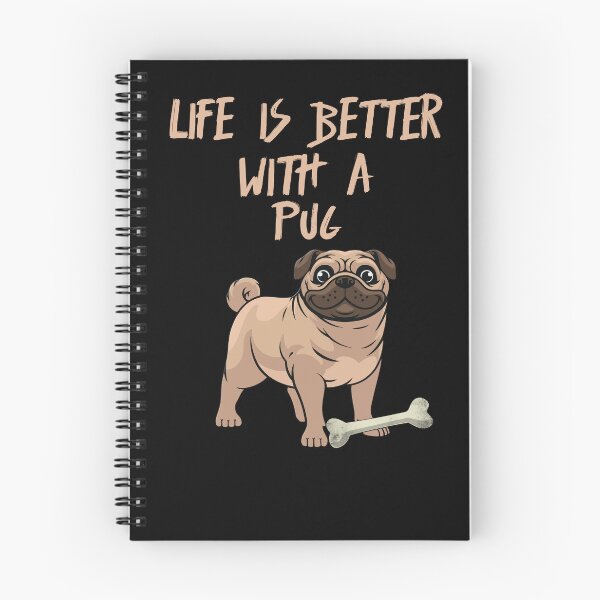 Artikelvorschau, life is better with  Pug entworfen und verkauft von sbachstroem.