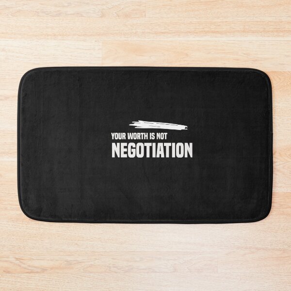 Item preview, Your worth is not negotiation designed and sold by Crystakim.