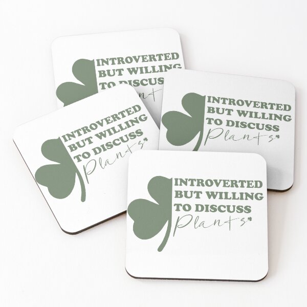 Item preview, Introverted But Willing To Discuss Plants, Plants Shirt, Plant Lover, Introvert T-Shirt, Funny Sayin, Gardening  designed and sold by J-mina.