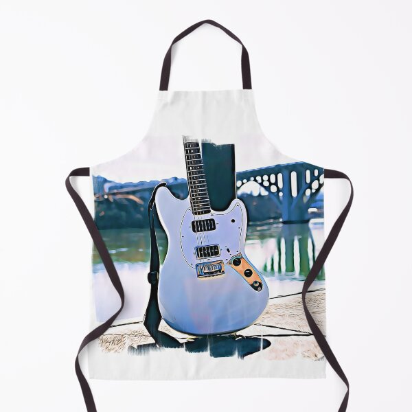 Item preview, Guitar on dockside t-shirt mug  designed and sold by FinishYourSong.