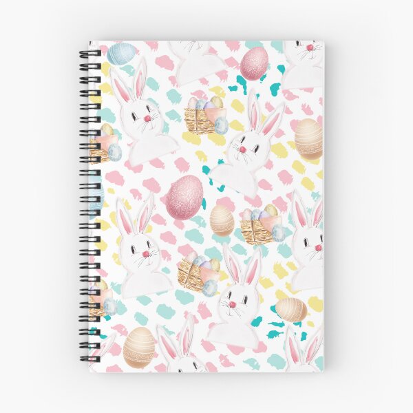 Artikelvorschau, Osterhase und Eier auf Acrylfarbe Punkte Muster entworfen und verkauft von Designs By YL.