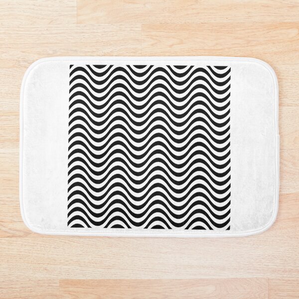 Item preview, Olas en blanco y negro designed and sold by AlexLab.