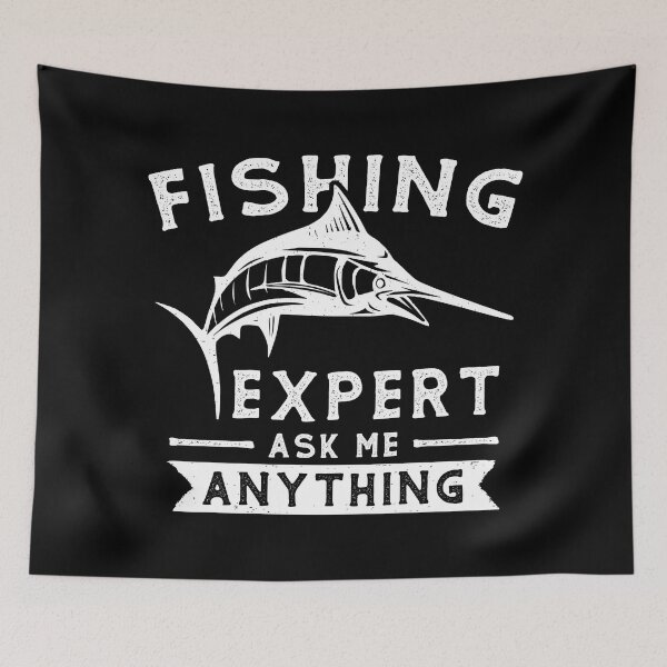 Item preview, Funny Retro Vintage Fishing Expert Ask Me Anything Fishers designed and sold by wingstar.