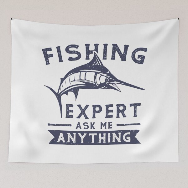 Item preview, Funny Retro Vintage Fishing Expert Ask Me Anything Fishers designed and sold by wingstar.