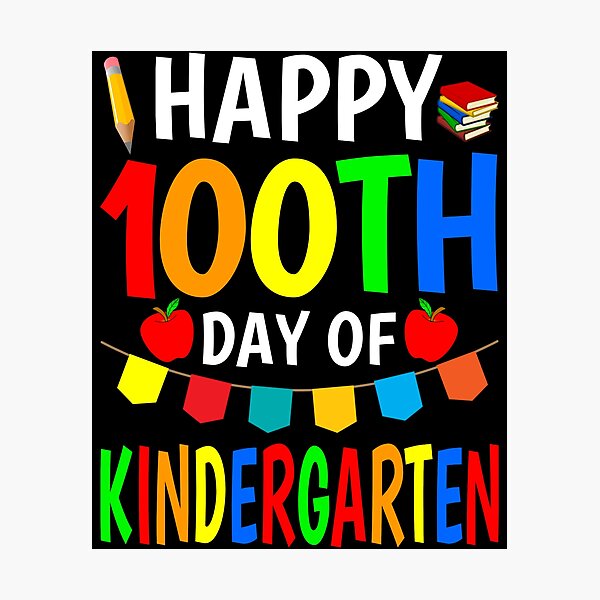 Item preview, Happy 100th Day Of Kindergarten 2022 designed and sold by naworas.