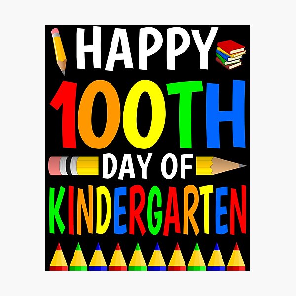 Item preview, Happy 100th Day Of Kindergarten 2022 designed and sold by naworas.